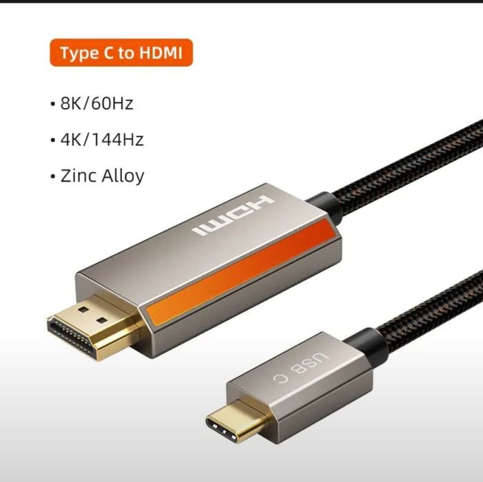 type-c HDMI 2.1 8K/60 4K/144 Герц