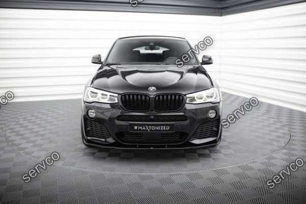 Prelungire lip bara fata Bmw X4 F26 M-Pack 2014-2018 v1 Maxton Design