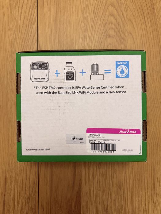 Programator Rain bird ESP-TM2 6 zone 8 zone 12 zone