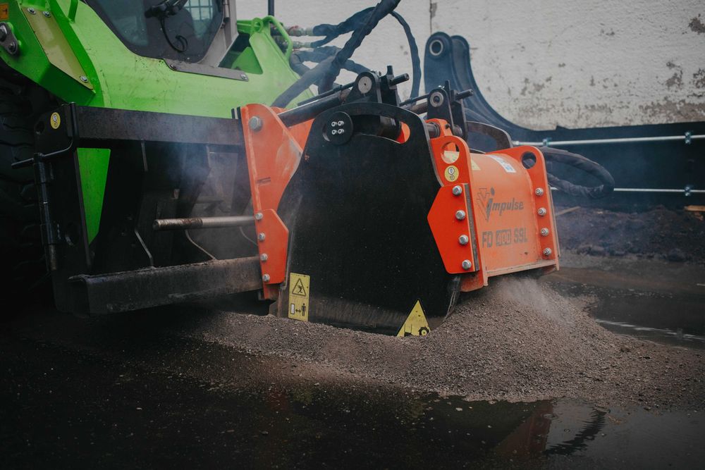 Фреза Impulse FD 400 SSL на JCB SSL 175 / JCB 175