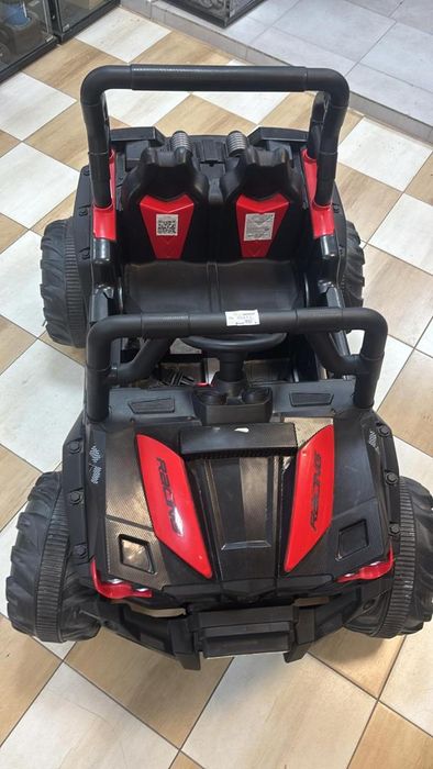 Masinuta electrica cu roti din cauciuc 12V Nichiduta UTV Pro Red -A-