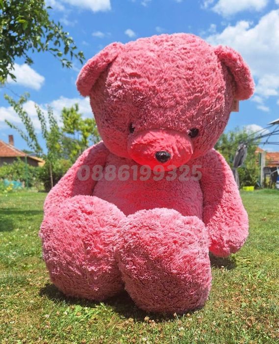 Голямо плюшено Мече, Розово, от 100см до 300см