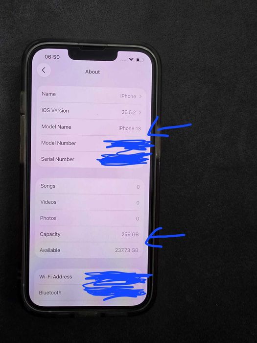 Iphone 13 - 256 GB ( white/ бял)