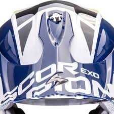 Мотокрос Каска SCORPION VX-16 EVO AIR ANALOG White/Blue/Yellow