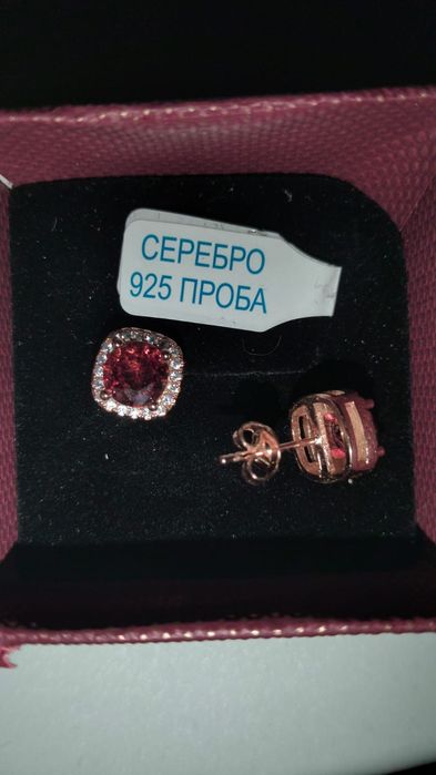 Серьги пусеты СЕРЕБРО, 925 проба