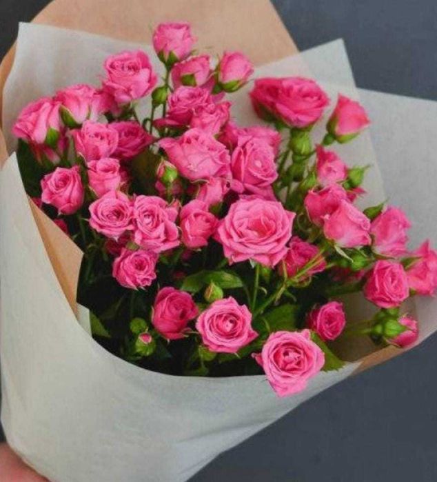 Букет кустовых роз ( 3 ветки)