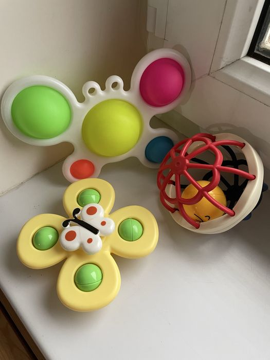 Дорожный спинер, попыт и погремушка