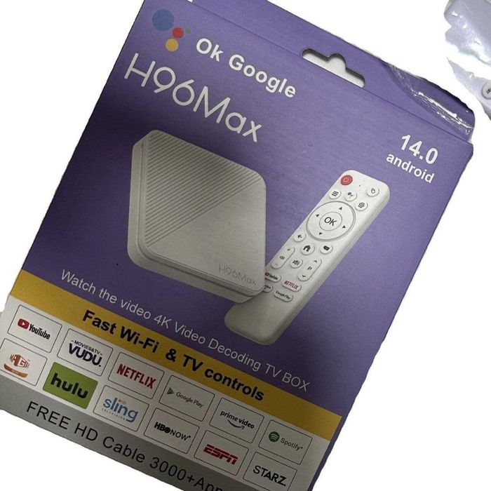 H96 Max Android TV Box – Kuchli va Zamonaviy!