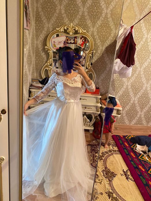 Свадебная  платье