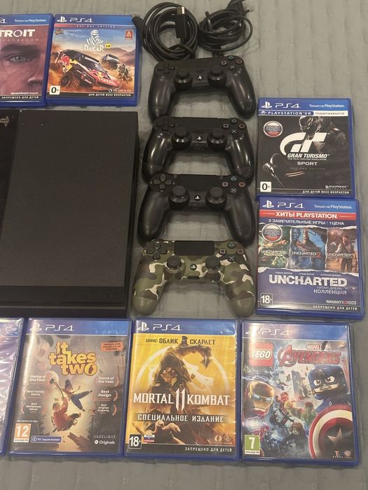 Продам Sony Playstation 4 (модель Fat 512 GB)
