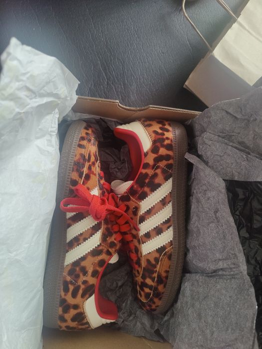 Adidas Samba Leopard print