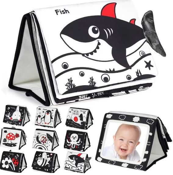 Две бебешки книжки  Tummy Time, 0 месеца+