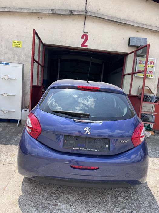 Polita placa rulou acoperire portbagaj Peugeot 208 2012-2019