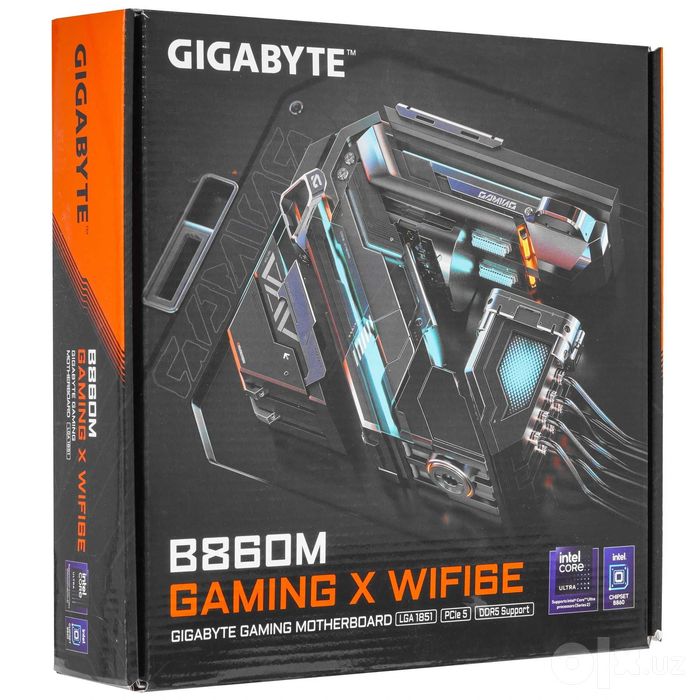 - Материнская плата MB Gigabyte B860M GAMING WIFI6 DDR5 LGA1851