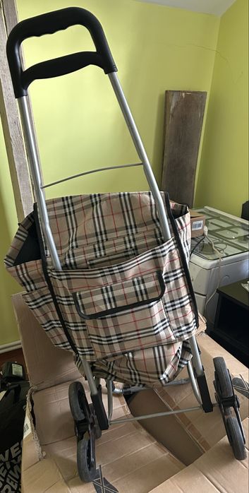 Burberry Carucior Cumparaturi functie urcare scari 35L impermeabil