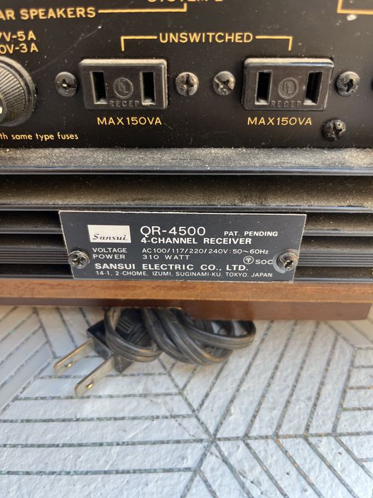 Amplificator sansui  4 chanel receiver QR 4500