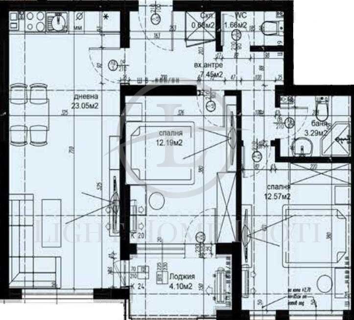 Продава се Тристаен апартамент в Пловдив, Христо Смирненски - 93 кв.м за 1151 €/кв.м - Снимка #5