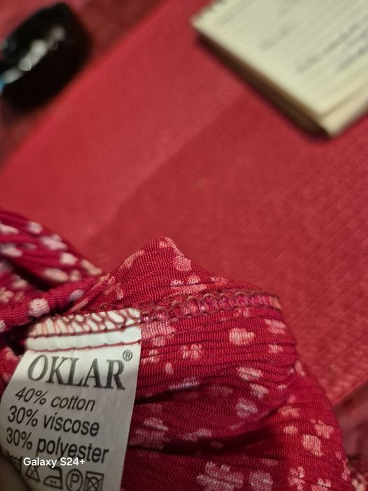 Fustă boho roșie ca focul