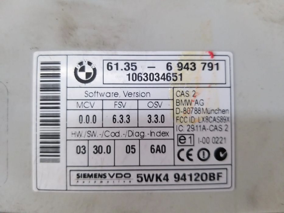 Modul calculator confort bmw seria 3 e90 61356943791