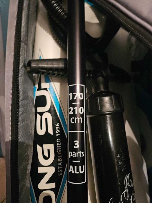 Надуваем стендъп падъл борд на марката Gong + помпа, гребло и раница