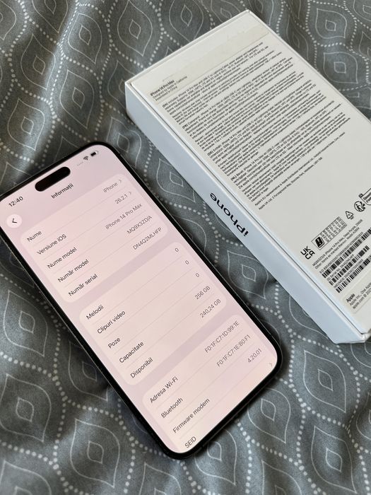 iPhone 14 Pro Max 256GB Deep Purple