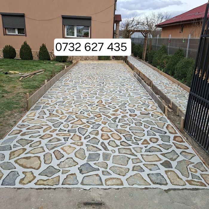 Piatra naturala de Grecia Livram  și Montam