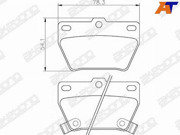 Колодки тормозные Toyota Rav 4