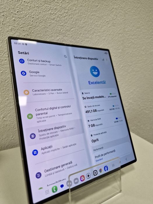 Telefon Samsung Galaxy Z Fold 6 512 GB White, Cod 125875