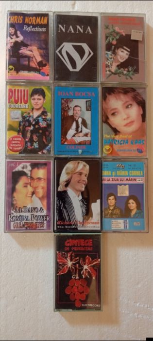 Vand loturi casete audio si cd uri cu manele populara dance