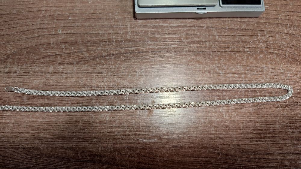 Цепи серебро б/у после полировки