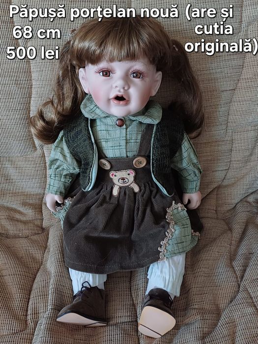 Păpuși mari din porțelan(60/68 cm)