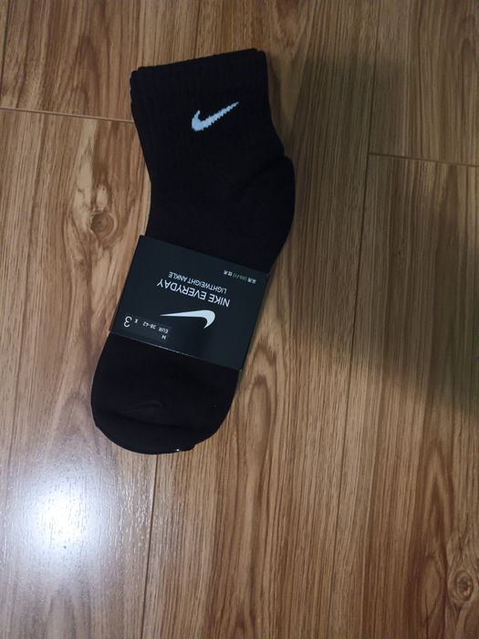 set 3 perechi șosete negre nike