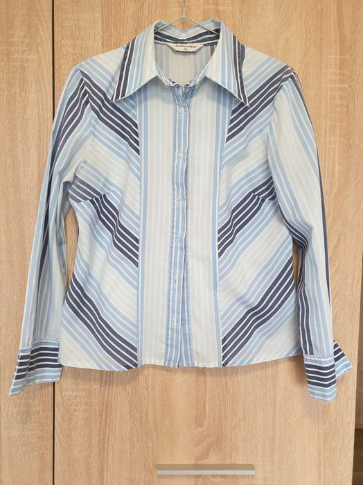 Camasă cu dungi albastre, marimea S