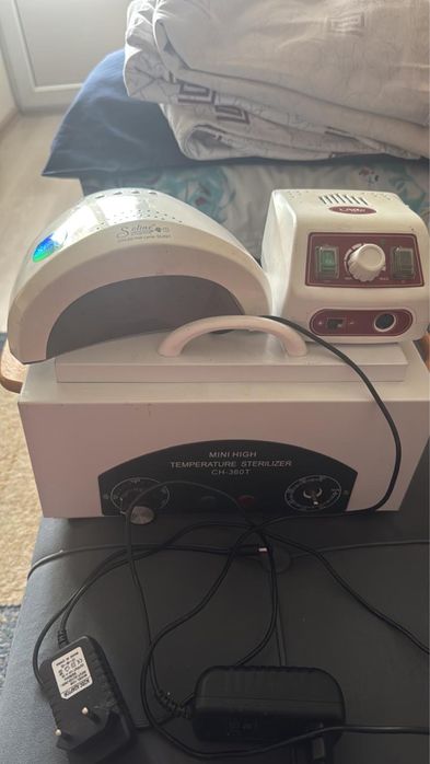 Продам аппарат маникюрный, лампа сухожар