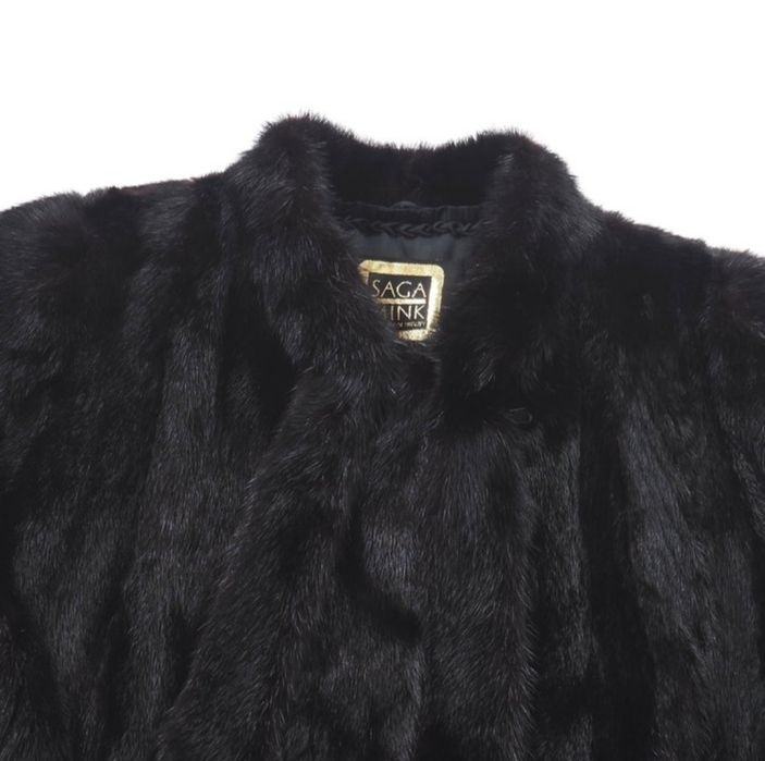 Blana nurca Saga Mink Black Glama