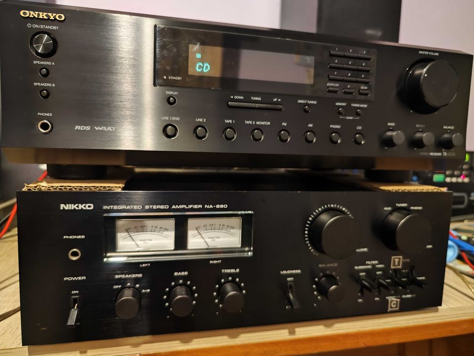 Amplificator Yamaha AX 396 , receiver Onkyo TX - 8255