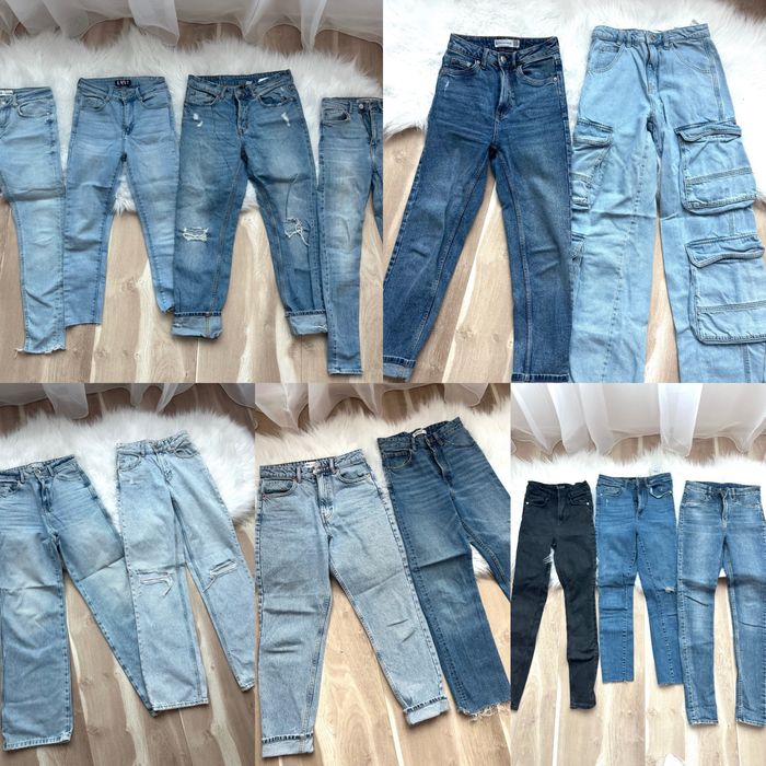 Дамски дънки Zara,h&m,stradivarius,Bershka,answear