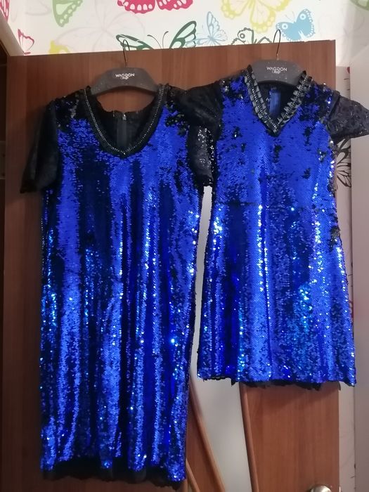 Нарядное платье мама+дочь