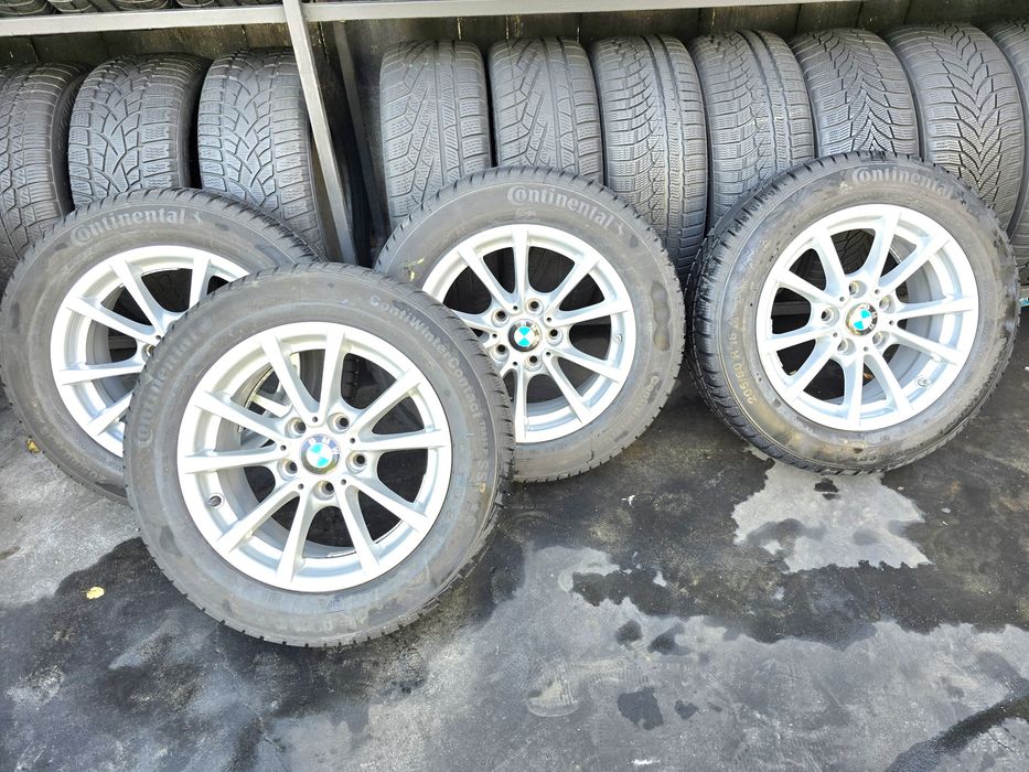 4 roți BMW 16 cu anvelope iarnă 205/60/16 si senzori bmw
