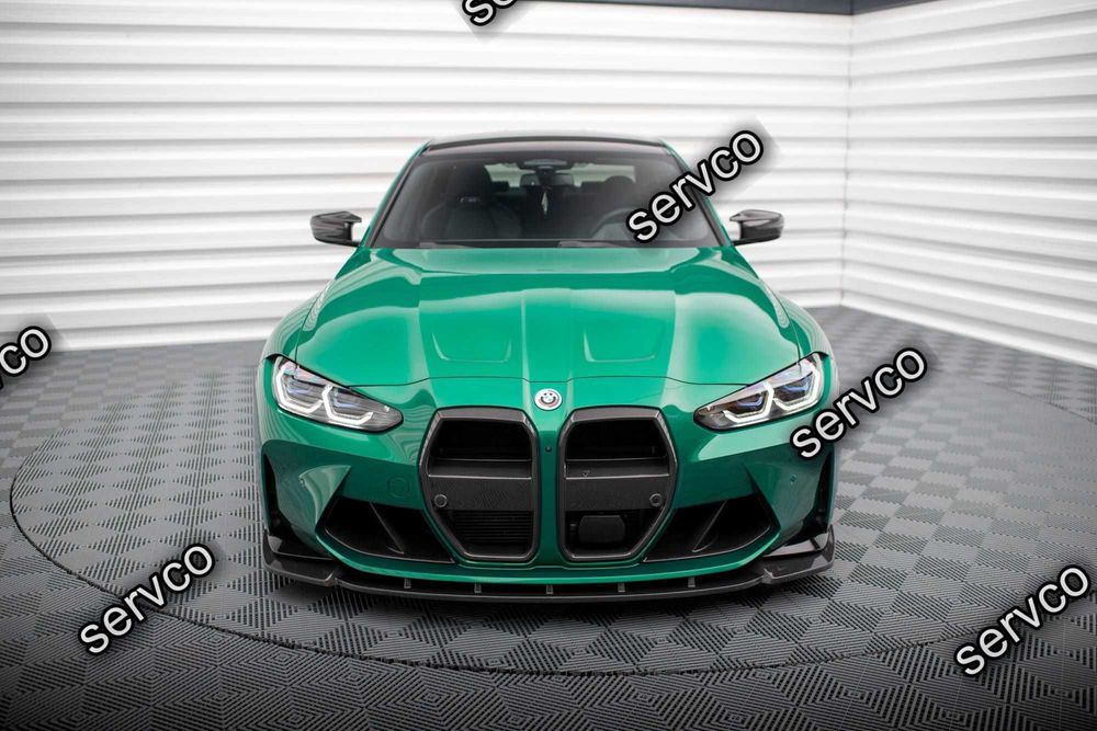 Prelungire bara fata Bmw Seria M4 G82 2021- v5 - Maxton Design Carbon