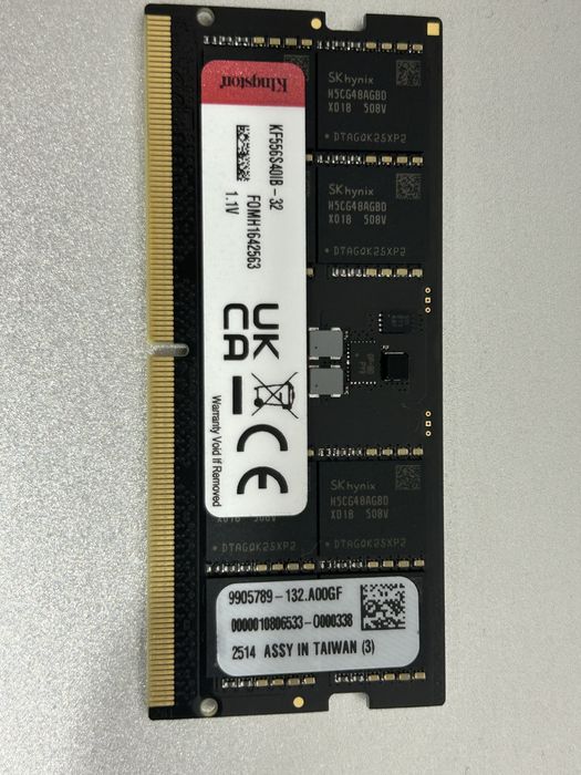 Placuta ram 32gb ddr5 5600mhz cl40 kingston fury