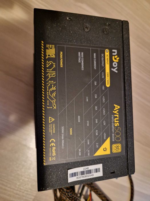 Sursa njoy aAyrus 500w 80 plus