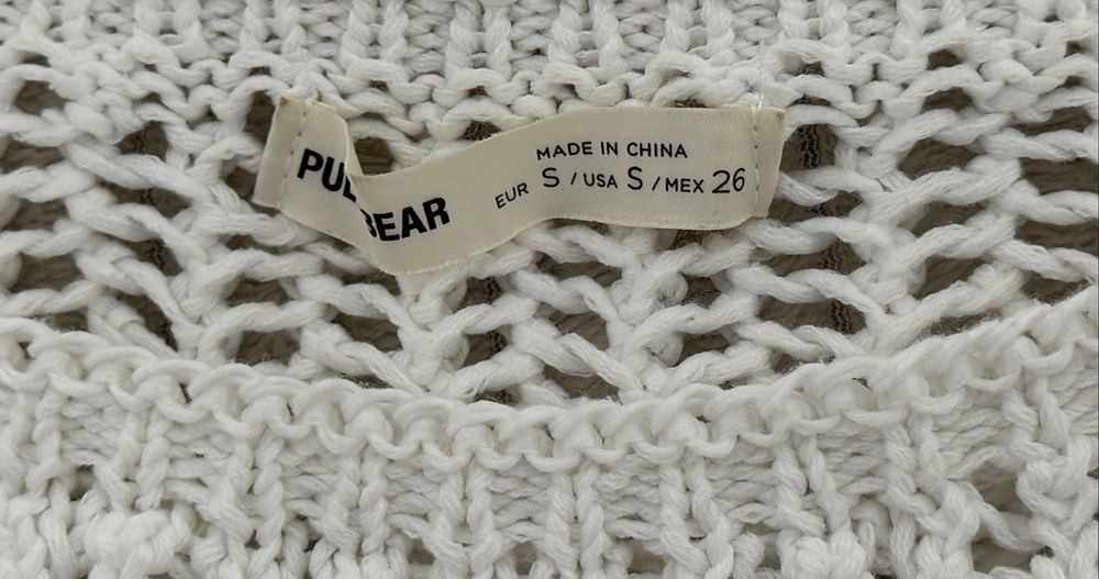 Топ сетчатый теплый от pull&bear
