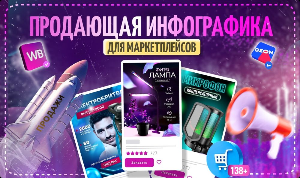 Делаю карточки для wb и ozon