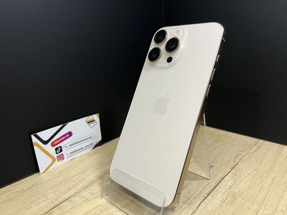 iPhone 16 Pro Max 256Gb Desert Titanium Second-Hand Foarte Bun 3 ani g