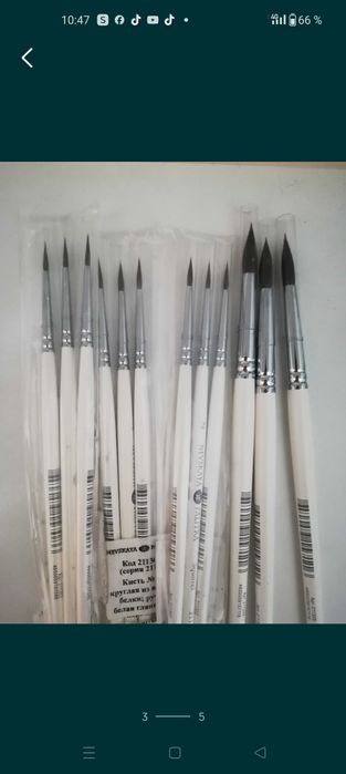 Pensule Nevskaya Palitra păr de veveriță