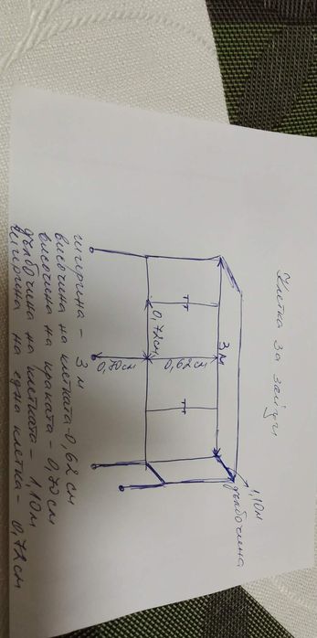 Клетки за зайци на етажи по договаряне