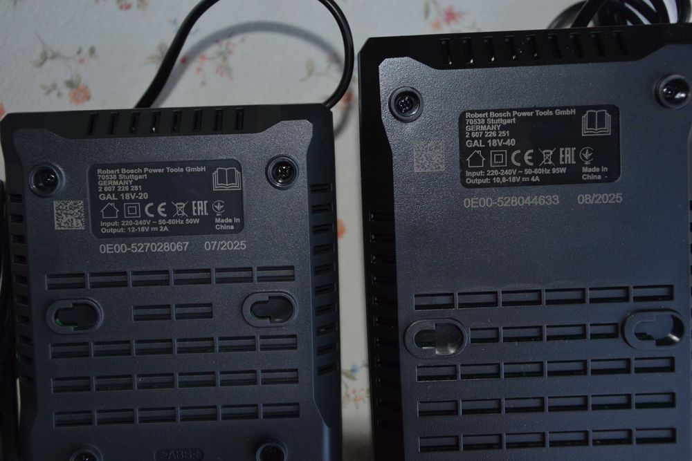 Нови зарядни устройства Bosch 18V
