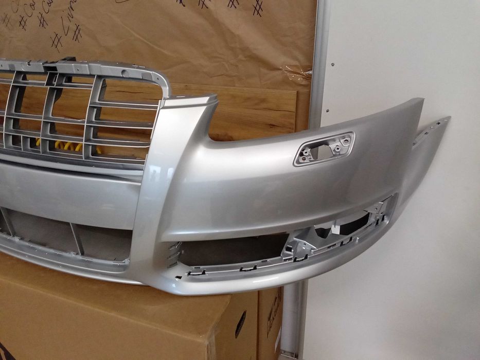 Bara fata Audi A6 C6 2008-2010 Facelift cu spalator Argintiu LY7W LX7W