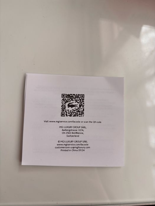 Bratara LACOSTE barbati, nou nouta, cu toate accesoriile